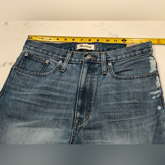 NWT Madewell The Dadjean Denim Jeans Bleached Edition size 27 - Picture 4 of 16
